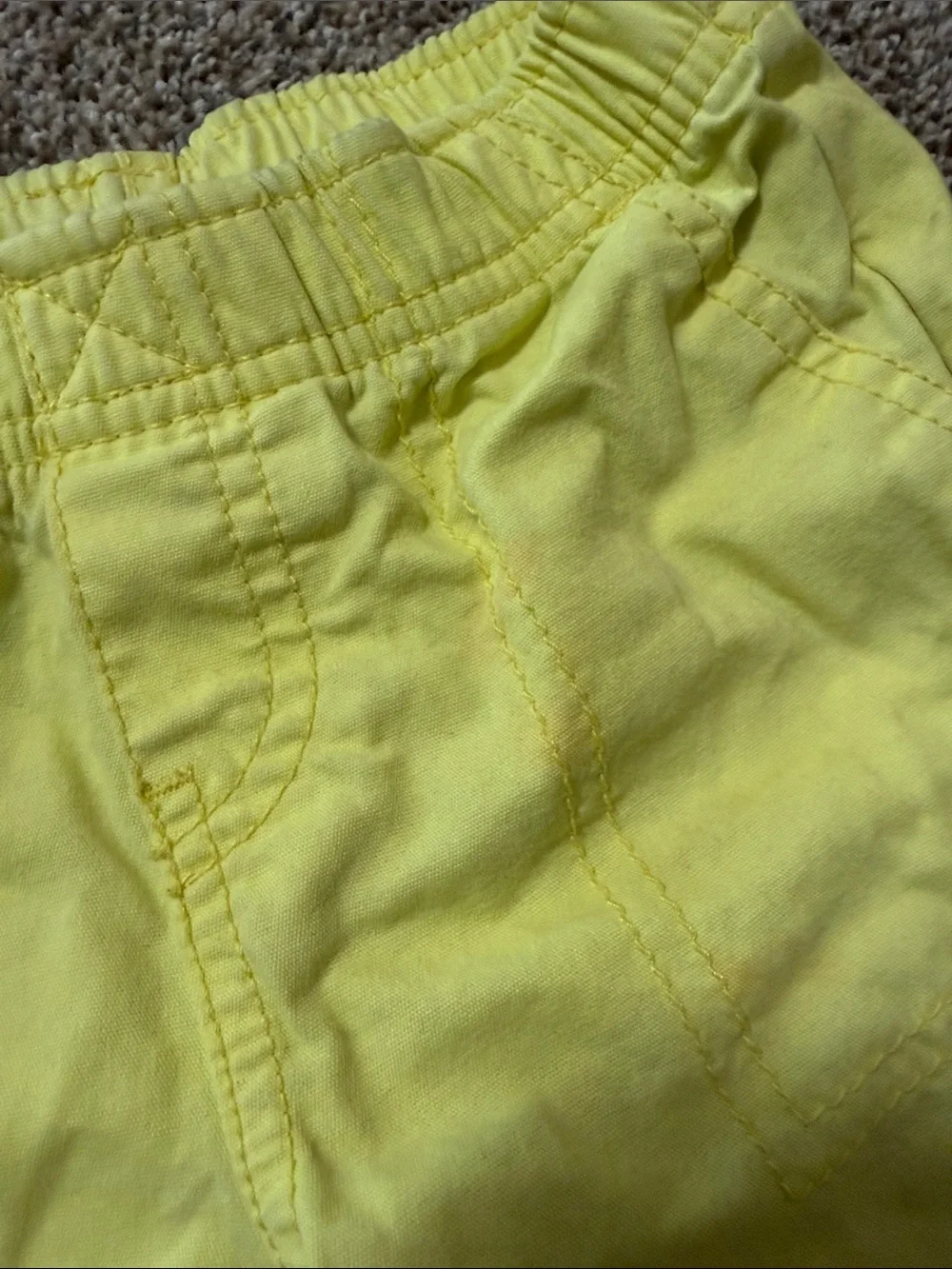 Carter's Yellow Kids Cotton Shorts